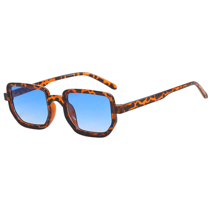 Dame geometrisk solbrille med moderne ramme og beskyttende glass Skanto