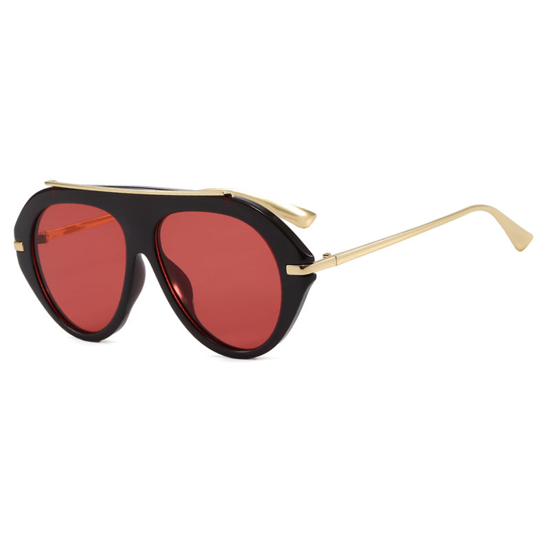 Dame solbrille i elegant heksagon-design Skanto