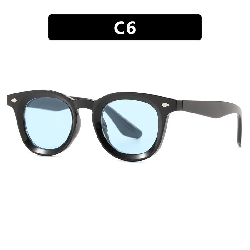 Damen modische Cat-Eye solbrille med transparent ramme Skanto