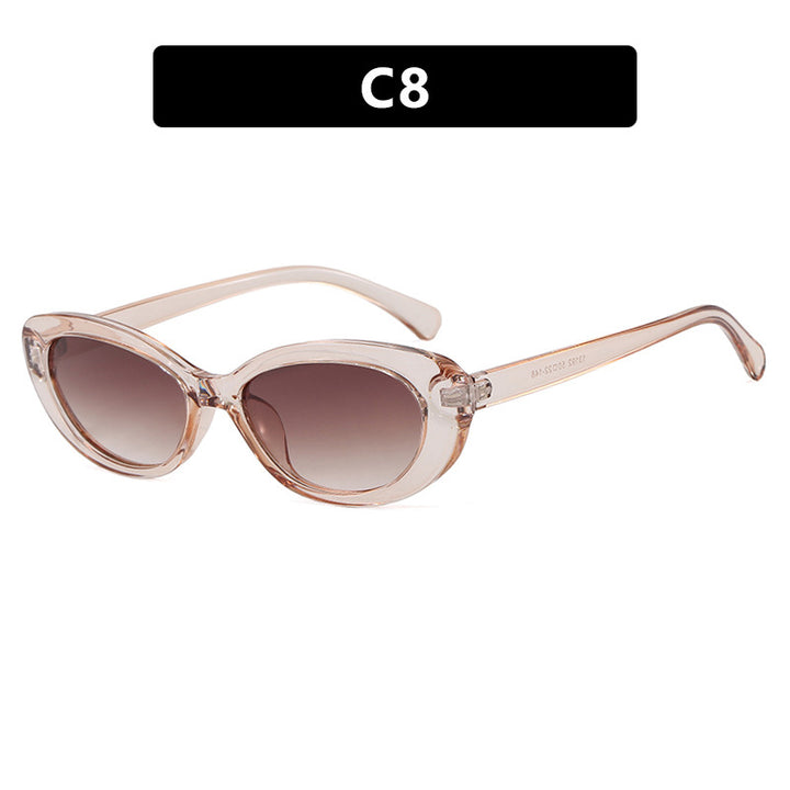 Dame moter Cat-Eye solbriller med UV-beskyttelse og elegant ramme Skanto