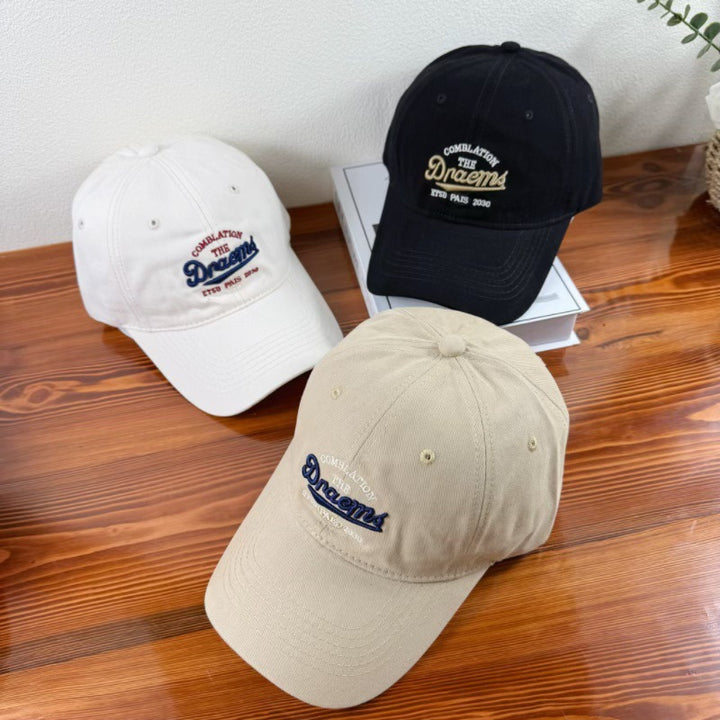 Menns Brodert Casual Justerbar Baseball Caps Skanto