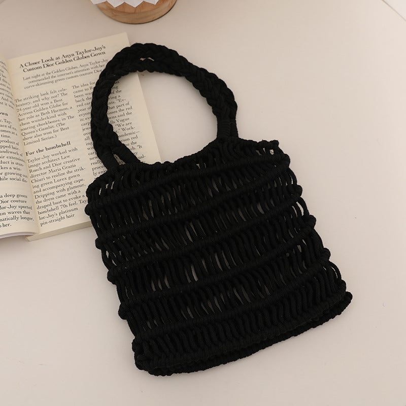 Flettet Makramee Crossbody Bag Skanto