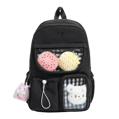 Clear Front Pocket Backpack Skanto