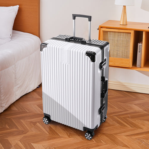 Rugged Multi-Compartment Roller Luggage Skanto