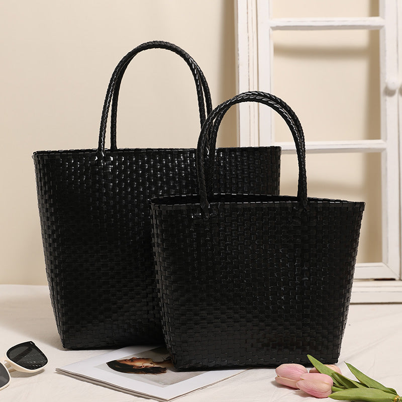 Flettet fritids shopper-veske Skanto