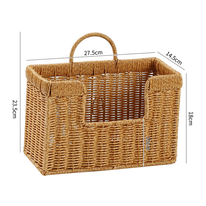 Unisex Håndvevd Oppbevaringskurv med praktisk bærehåndtak Skanto