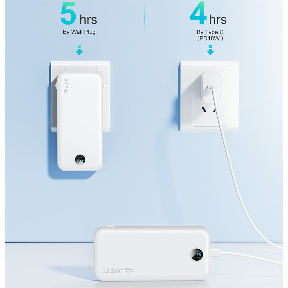 Bærbar Powerbank med hurtigladingsfunksjon og høy kapasitet Skanto