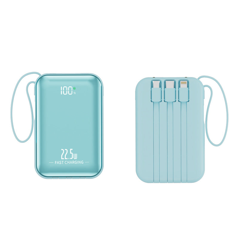 kompakt Powerbank med hurtiglading funksjon Skanto
