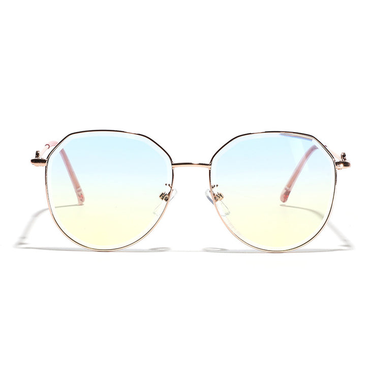 Dame geometrisk solbrille i elegant design Skanto