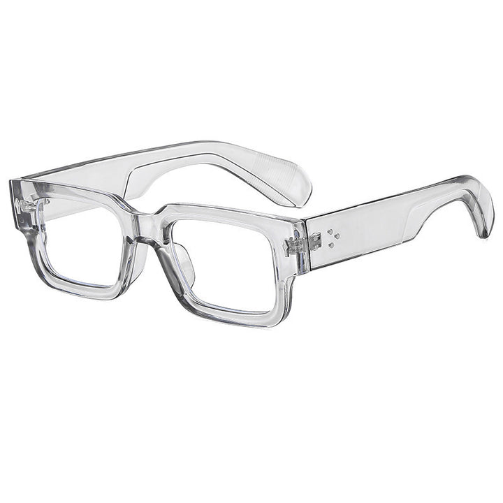Dame moteriktig kvadratisk solbrille i iøynefallende skjoldpatt-design Skanto