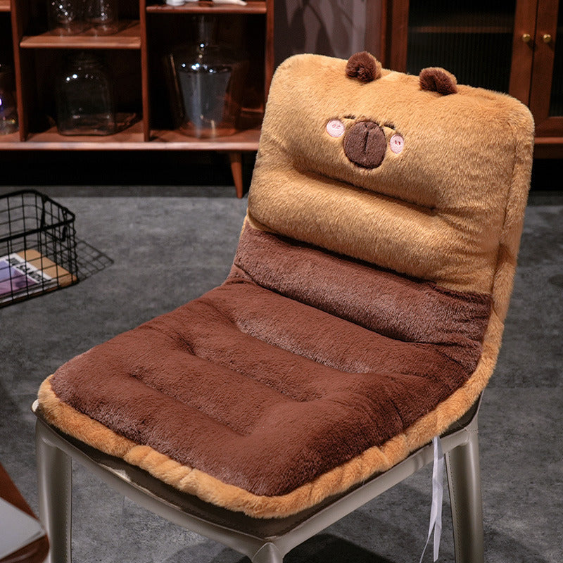 Plush sittepute med dyremønster Skanto