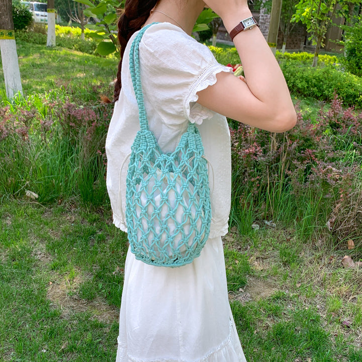 Stilig Makramee Tote Bag Skanto