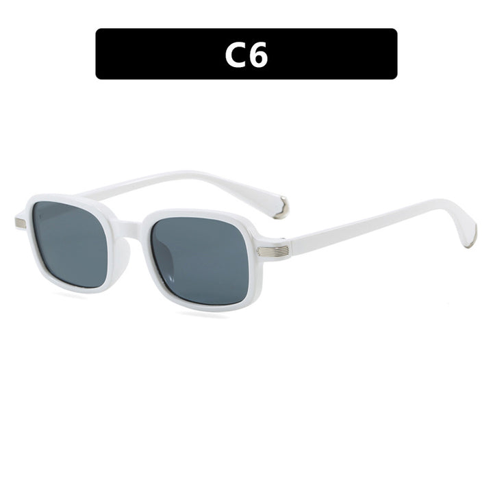 Dame moteriktig kvadratisk solbrille i trendy skilpadde-design Skanto
