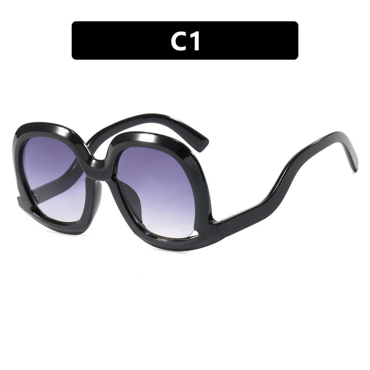 Dame oversized solbrille med moderne design Skanto