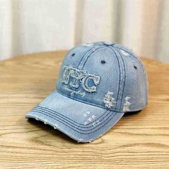 Kvinnens distressed fashion baseball cap Skanto