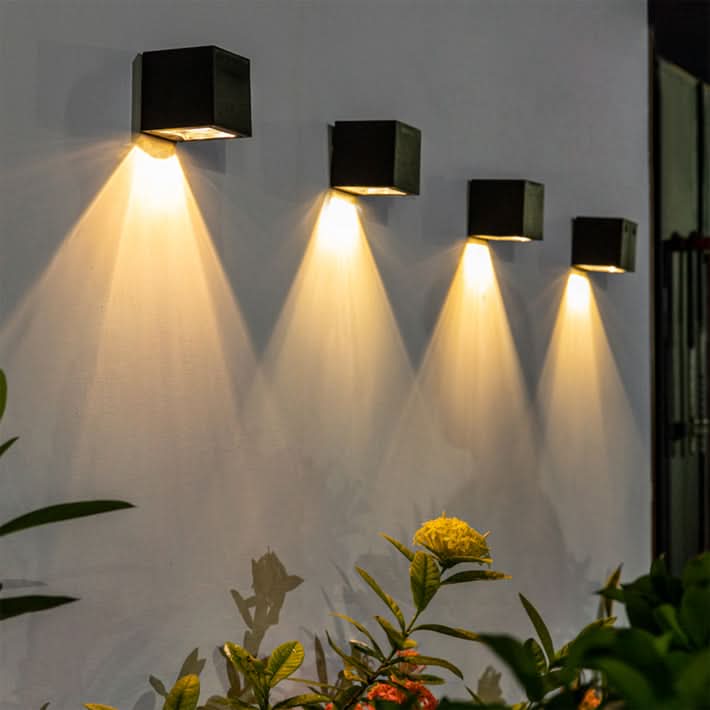 Solar LED Utendørs Vegglampe | Skanto