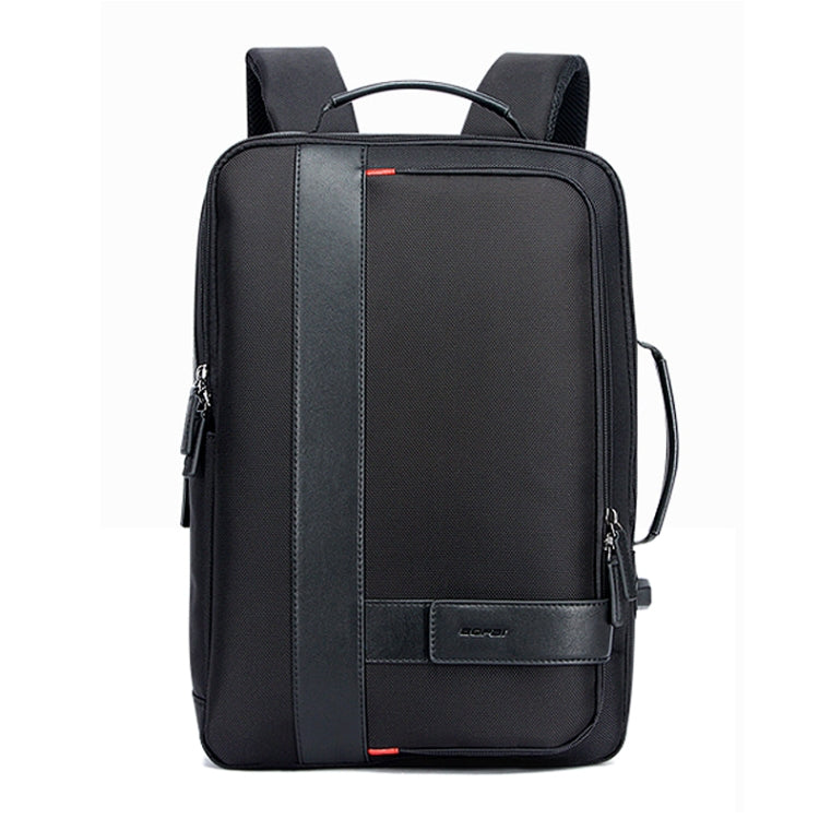 Skanto | Bopai 751-006561 Stor kapasitet forretningsavslappet pustende laptop ryggsekk med ekstern USB-port, Størrelse: 29 x 16 x 44 cm (Svart)