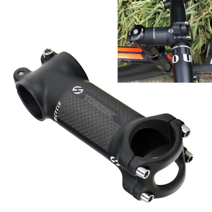 Skanto | TOSEEK Gate-Fjellsykkel Ultra-lett Stem Riser Tap, Størrelse: 6 Grader, 80mm (Matt)