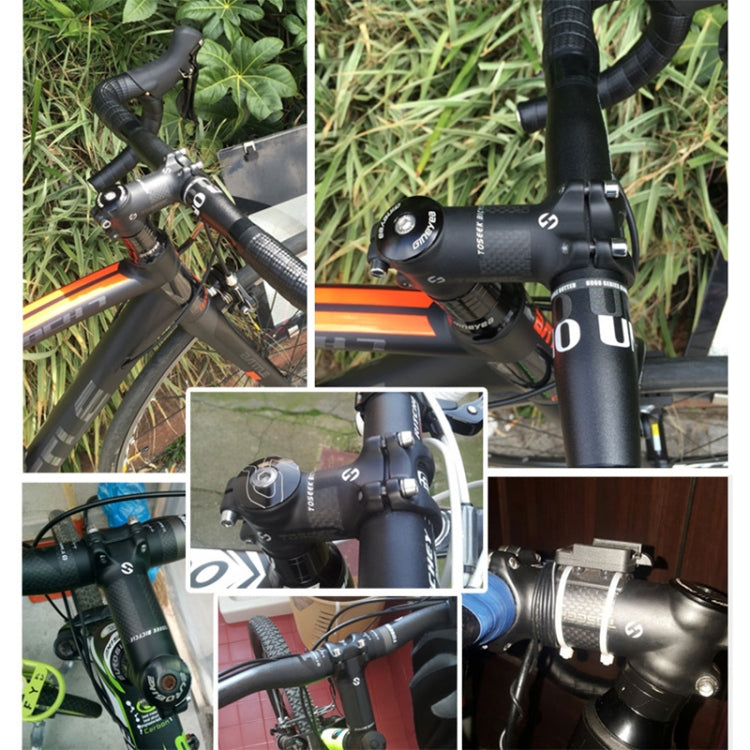 Skanto | TOSEEK Gatefjellsykkel Ultra-light Styrestem Høyer, Størrelse: 17 Grader, 70mm (Matte)