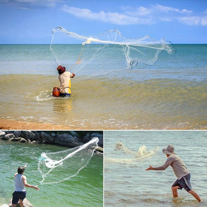 Skanto | 360 Flygende Disc Monofilament Fiskegarn, Høyde: 1,8 m