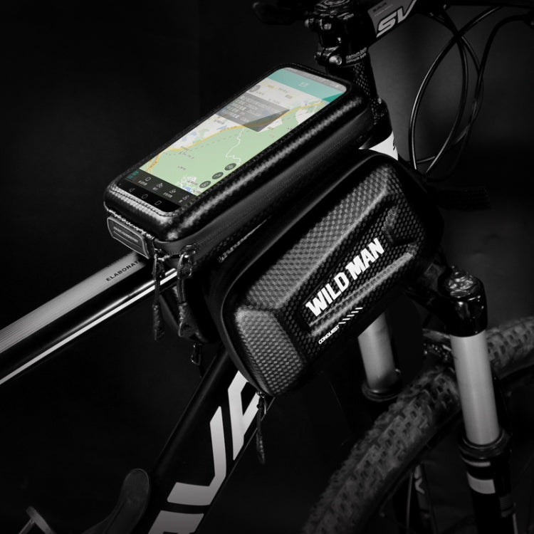 Skanto | WILD MAN E6S Vanntett Front Bag Berøringsskjerm MTB Bag Stor Kapasitet Syklerørveske Ridesett