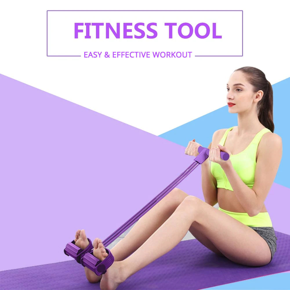 Skanto | Fitness Motstandsbånd med Pedal