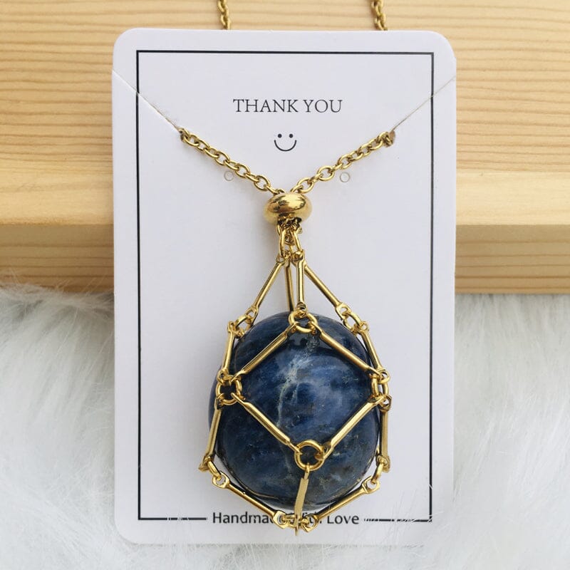 Skanto | Krystallstein Choker Halskjede