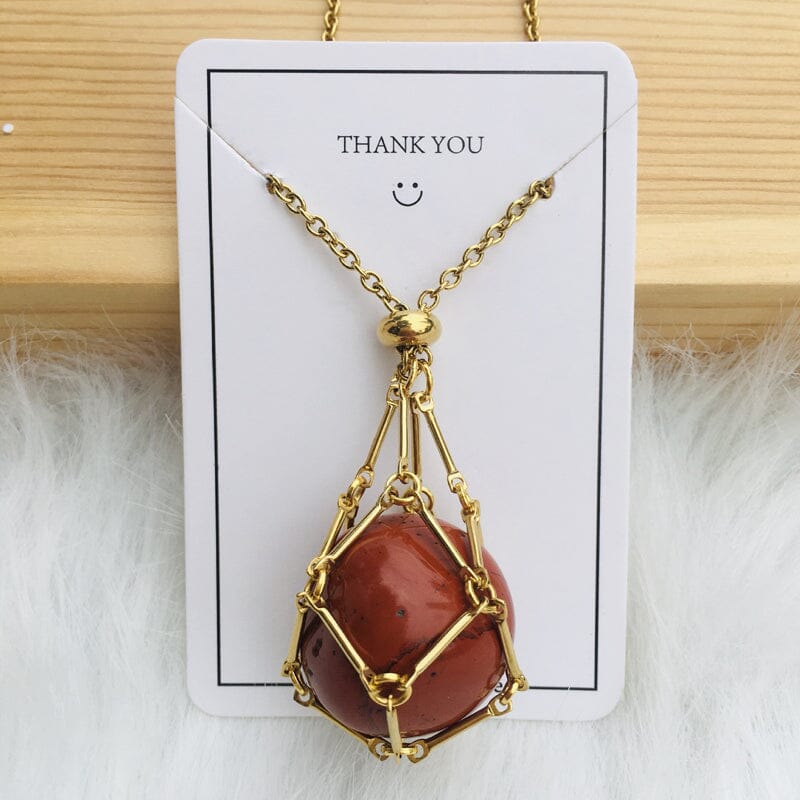 Skanto | Krystallstein Choker Halskjede