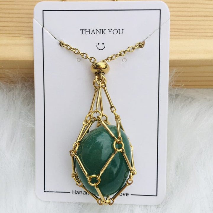 Skanto | Krystallstein Choker Halskjede