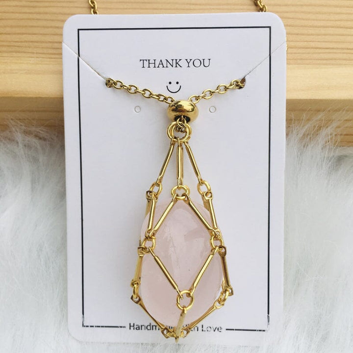 Skanto | Krystallstein Choker Halskjede