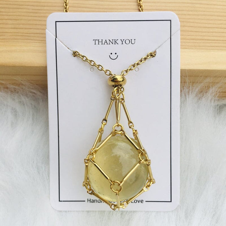 Skanto | Krystallstein Choker Halskjede