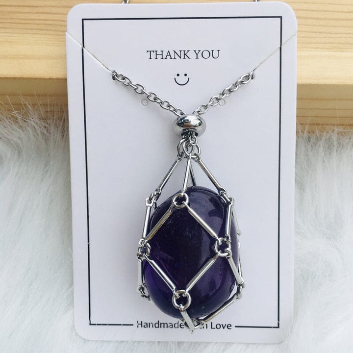 Skanto | Krystallstein Choker Halskjede