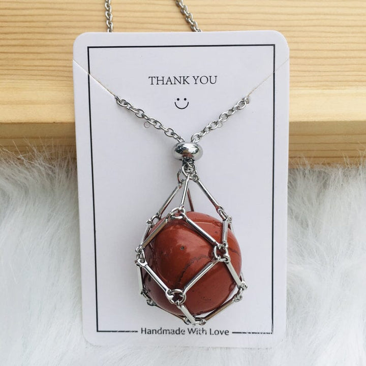 Skanto | Krystallstein Choker Halskjede