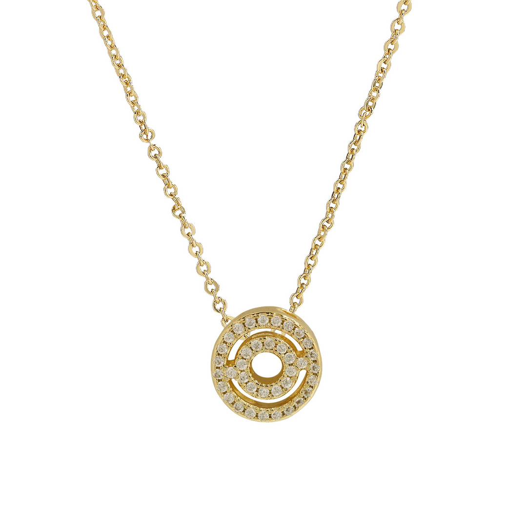 Skanto | Blændende Diamant Initial Halskjede