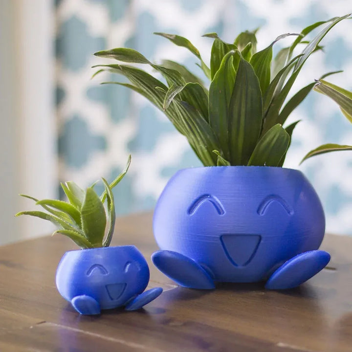 Skanto | Blomsterkull | Keramisk Blomsterpotte med Ansikt for Små Planter