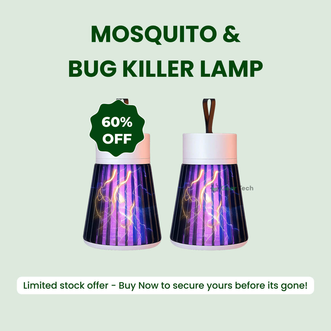 Skanto | Mygg- og skadedyrdreperlampe - 2-pakning, UV-lampe insektsfelle for innendørs og utendørs bruk, effektiv skadedyrkontrollløsning