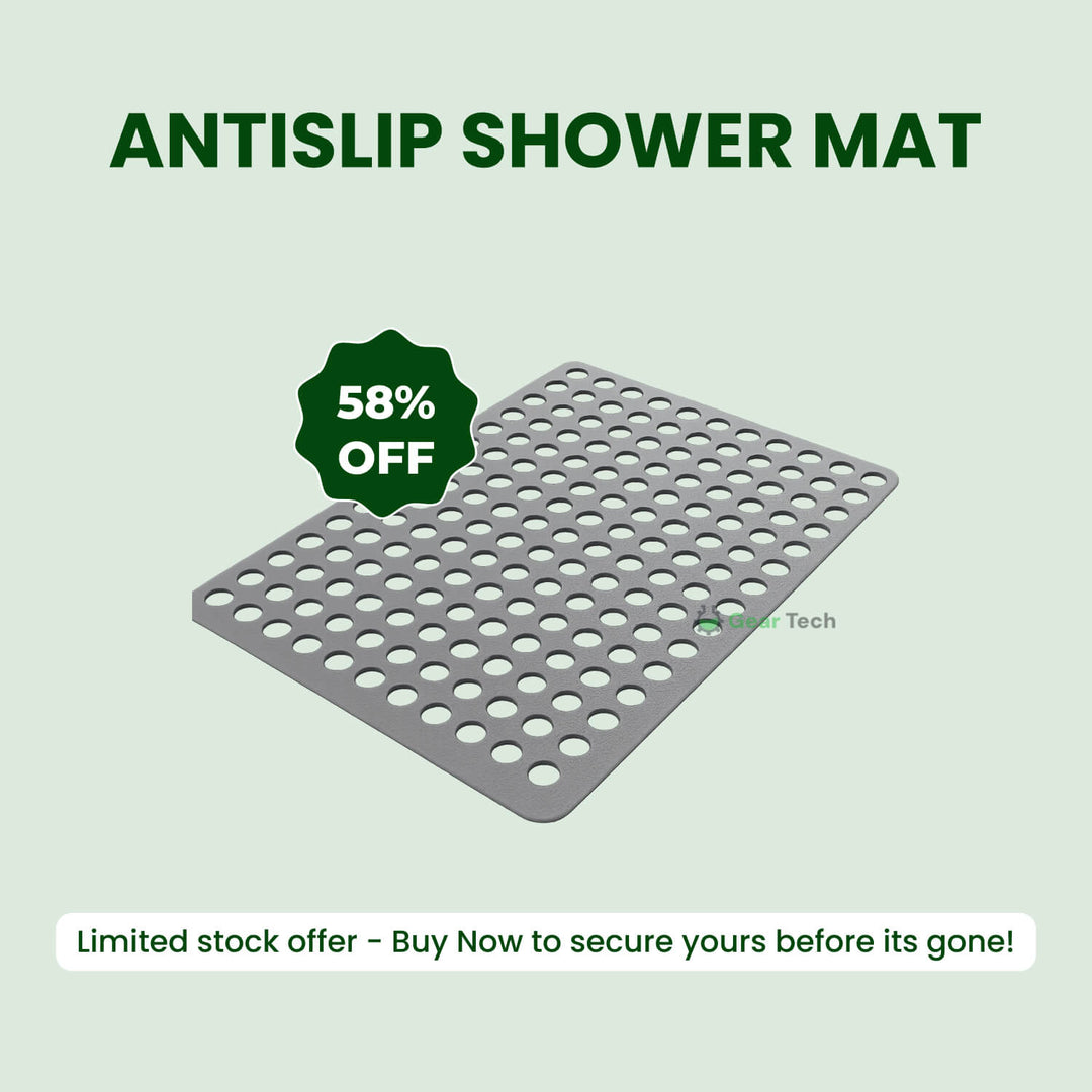 Skanto | Antiskli Dusjmatte | Hygienisk, Muggbestandig & Komfortabel for Sikker Bruk på Badet
