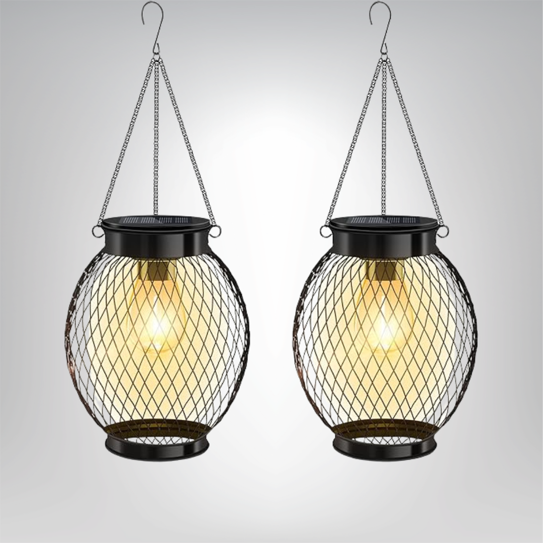 Skanto | Sunny Garden Solar Lantern – Vanntett LED Utendørs Lys med Auto Sensor