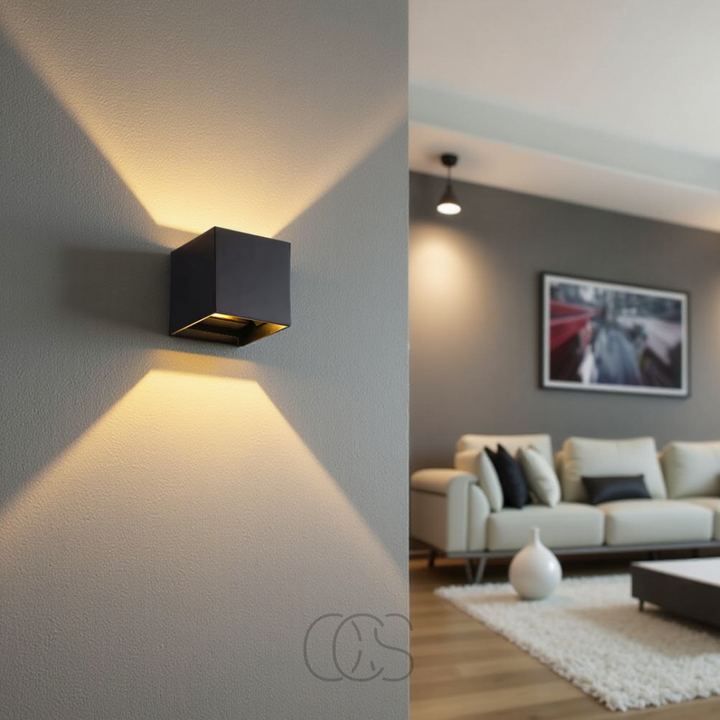 Skanto | Luksus trådløs oppladbar vegglampe – bevegelsessensor og varm LED-belysning (2700K)