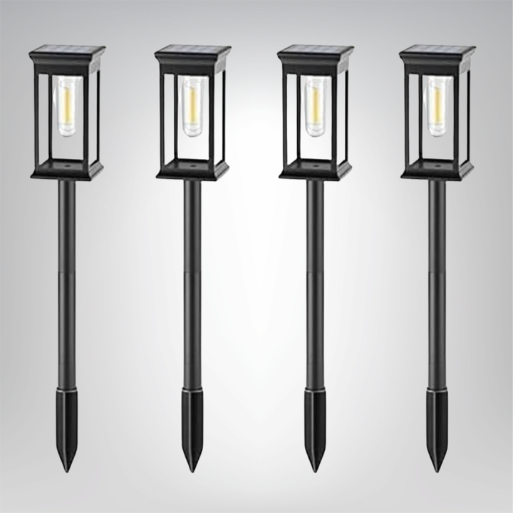 Kabellose Solar-Gartenlaterne – GlowPath