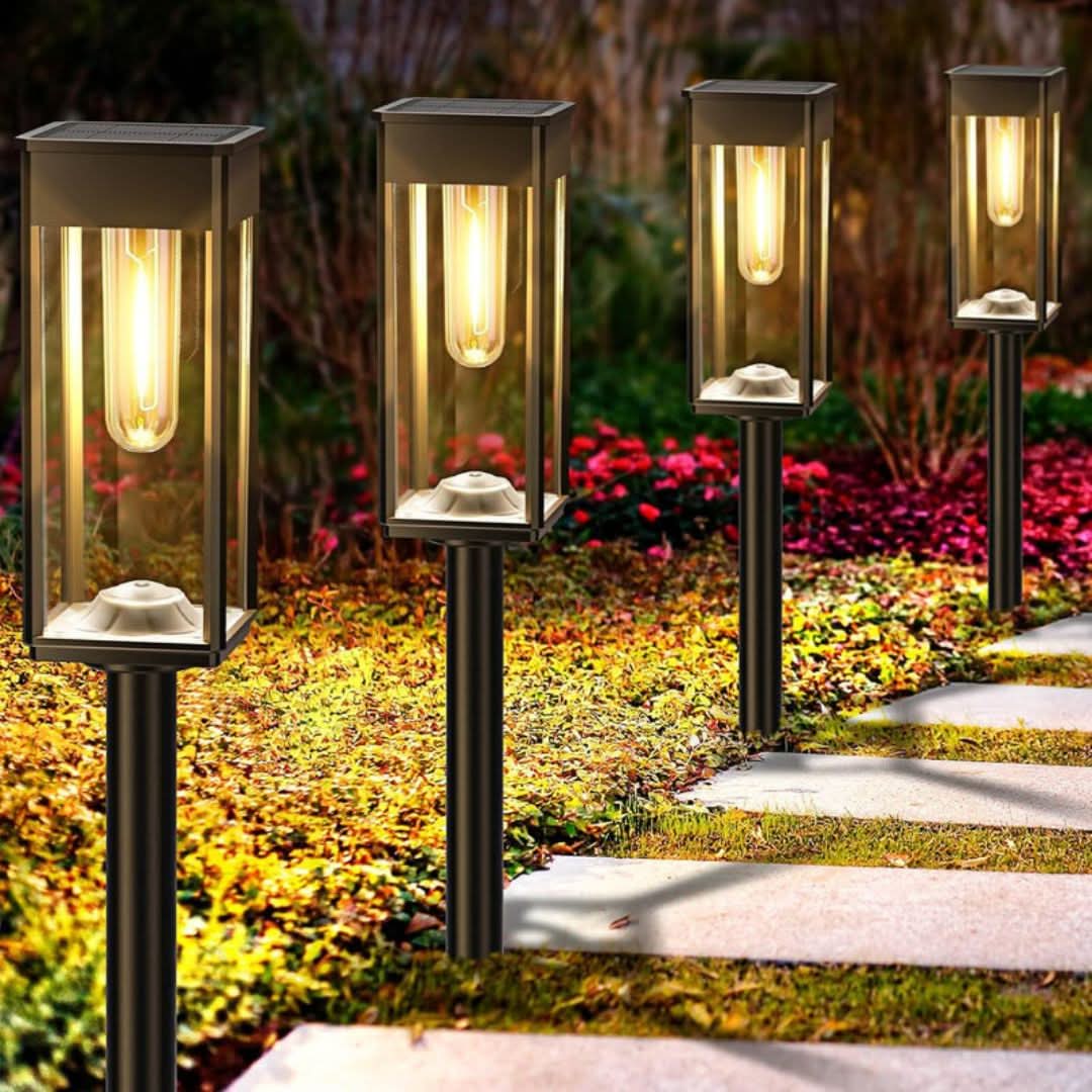 Kabellose Solar-Gartenlaterne – GlowPath