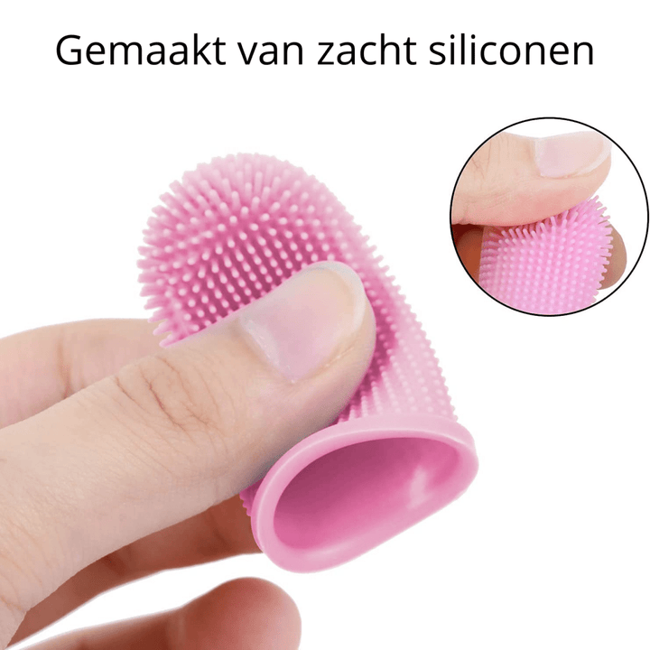 PAWCLEAN PRO – 360° Silikon-Fingerzahnbürste for stressfreie Zahnpflege bei Hunden