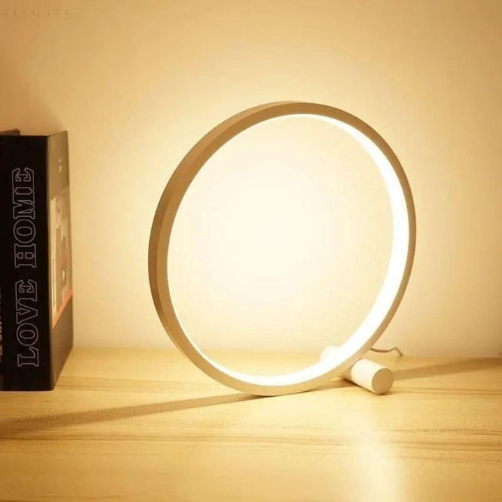 Skanto | Dimbar LED Ring Bordlampe – Moderne Berøringskontroll