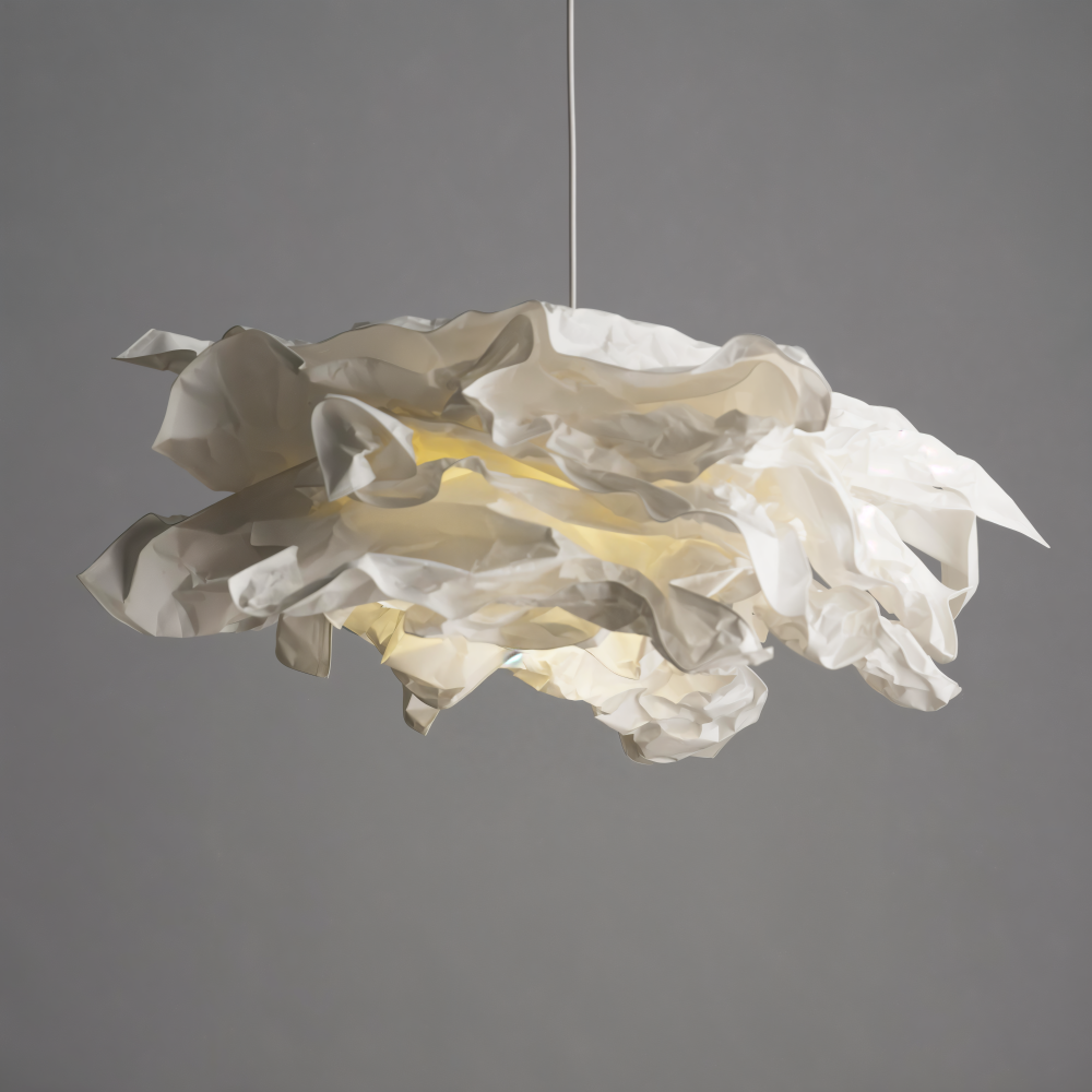 Creative Clouds Pendelleuchte – DIY papir taklampe med kunstnerisk sjarm | Skanto