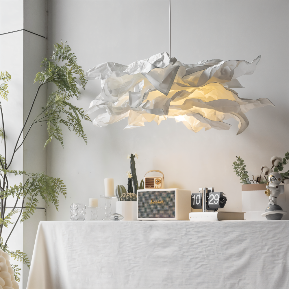 Creative Clouds Pendelleuchte – DIY papir taklampe med kunstnerisk sjarm | Skanto