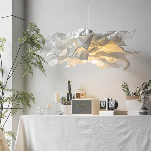 Creative Clouds Pendelleuchte – DIY papir taklampe med kunstnerisk sjarm | Skanto