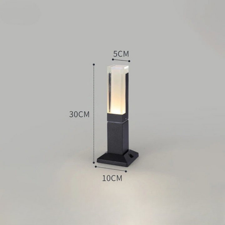 Skanto | LED Utendørs Lampe vanntett svart