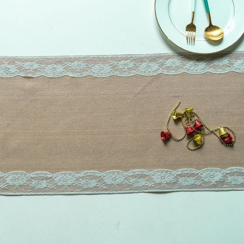 Skanto | Ornate Blossom Blondekant Dukløper