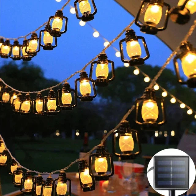 Solcelledrevne LED-lanser med flammeeffekt – Dekorativ utendørs belysning for hage og terrasse | Skanto