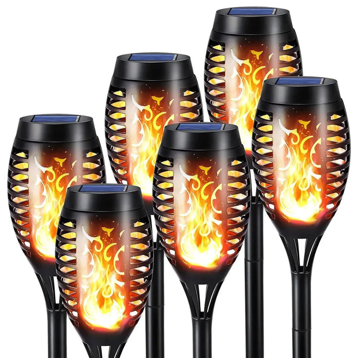 Solcel-drevne LED-lommelykter - SolarFlame | Skanto